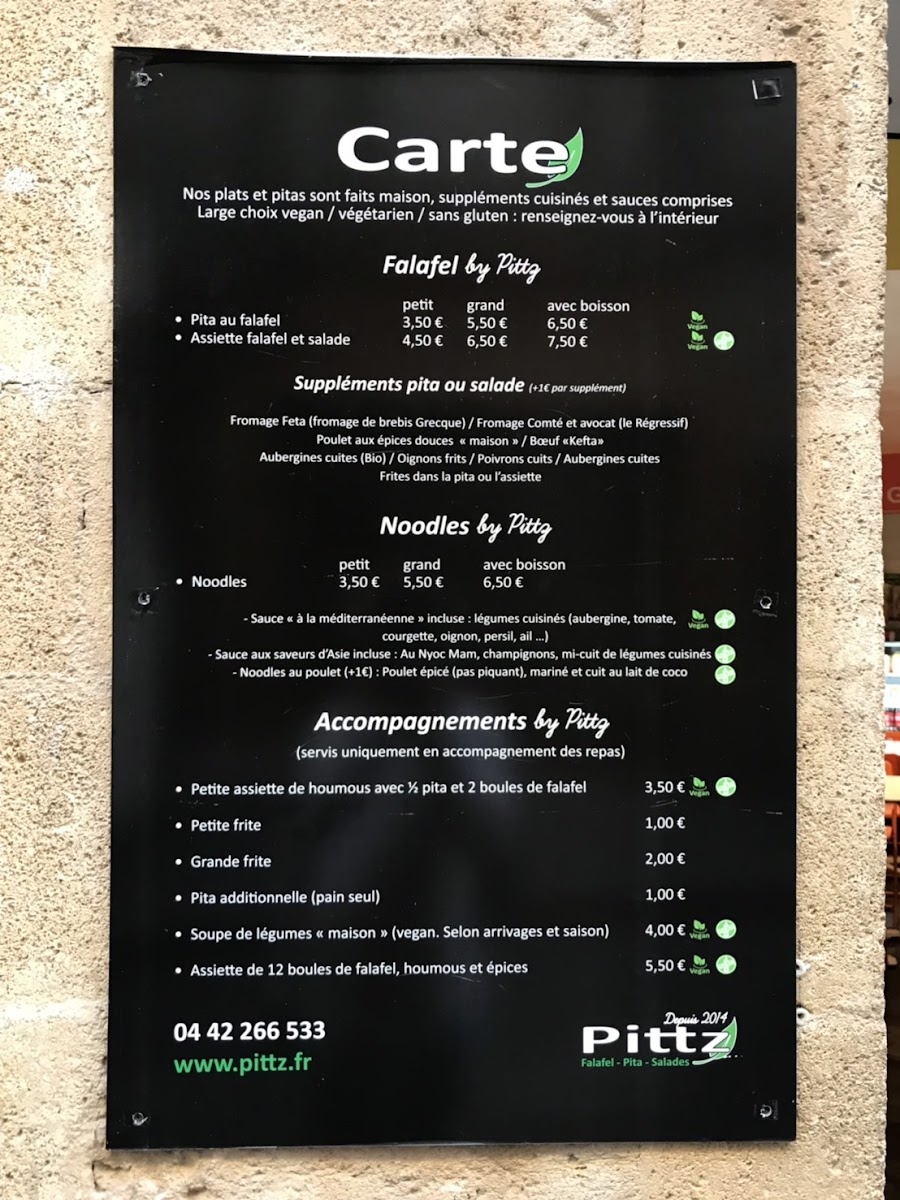 Menu - Pittz photo 6